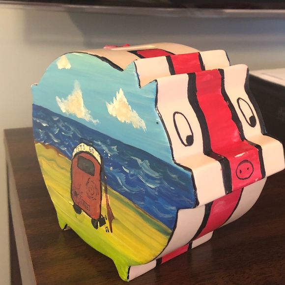 Vintage piggy bank: Peggy the piggy - Picture 7 of 8